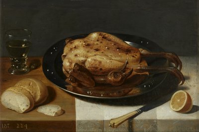 Still Life with Roasted Capon by David Rijckaert